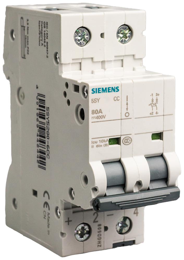 Siemens 5SY4215-7 CC - Leitungsschutzschalter 2-polig C1,6A 10kA